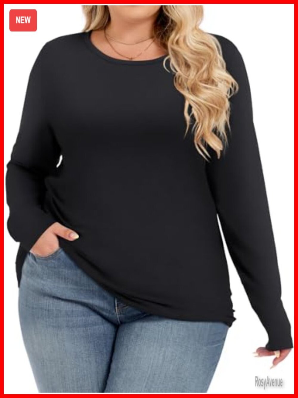 Womens Plus Size Long Sleeve Tops Loose Fit Casual Blouses
